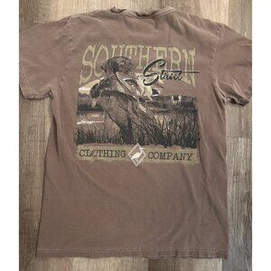 Southern Strut clothing company duck hunting dog tshirt